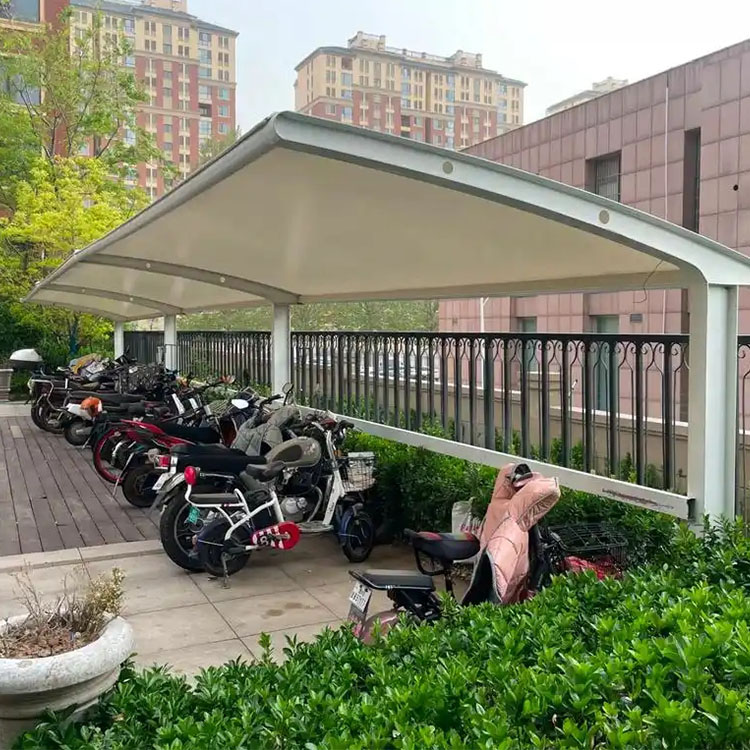 宁德膜结构电动车棚